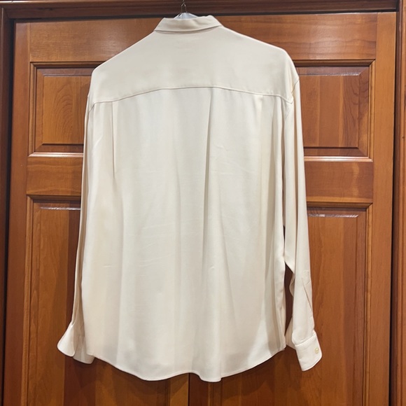 Gorgeous pure heavy silk man’s  shirt - Picture 4 of 5